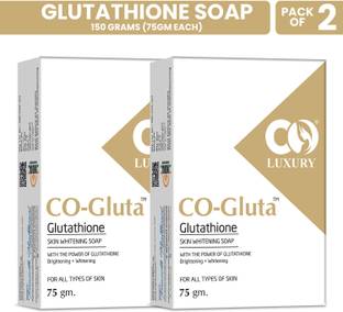 CO Luxury Glutathione Skin Whitening Soap with Kojic acid and Shea Butter