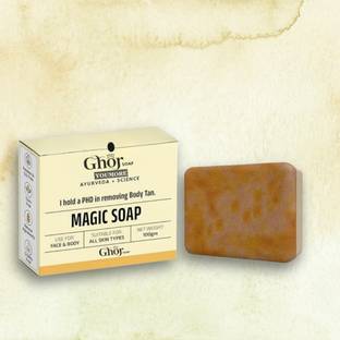 youmore GHOR_Soap Ayurvedic Body Tan Removal, Face and Body Soap, All Skin Types