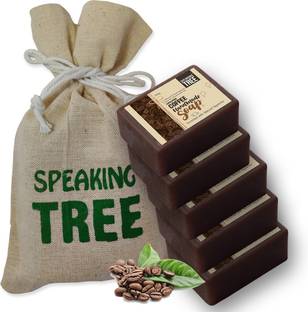 Speaking tree Coffee Handmade Soap 100Gms (Pack of 5) |