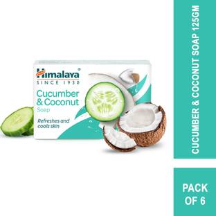 HIMALAYA Cucumber & Coconut Soap 125g (Pack of 6)