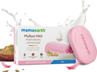 Mamaearth Multani Mitti Moisturizing Lotion Soap with Multani Mitti & Bulgarian Rose