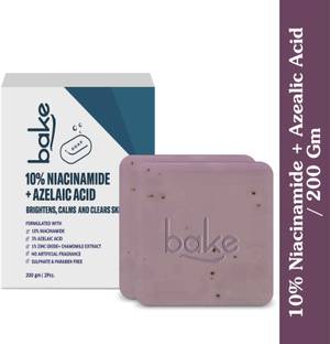 Bake 10%Niacinamide + Azelaic Acid Soap for Body & Back Acne, Bright & Spot-Free Skin