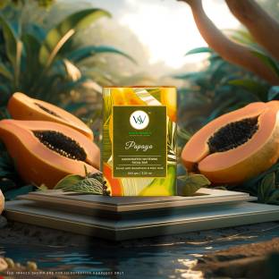 WISE & SECRETS Papaya Whitening Facial Bar Soap - 100g | Handcrafted for Radiant Skin "