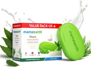 Mamaearth Neem Moisturizing Lotion Soap with Neem & Tea Tree for Skin Purification