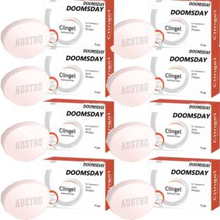 DOOMSDAY Clingel anti bacterial soap for itching & Brighter skin pack of - 8