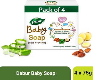 Dabur बेबी सोप में एलोवेरा और आलमंड ऑइल शामिल है | पैराबेन्स और थैलेलेट्स नहीं है