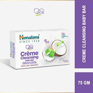 HIMALAYA CREME CLEANSING BABY BAR 75G IND