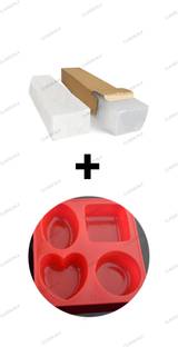 ClassicalX Soap base with mould for handmade soap making | Silicone mould | Soap base