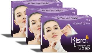 KISRA Pimple Care Soap for Acne, Sun Tan, Blemishes, Fine Line, Darkspots |Men, Women