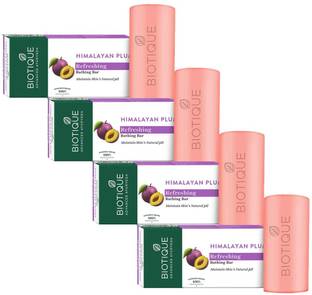 BIOTIQUE Bar|Ayurvedic & Organically Pure|100% Botanical|150G(Pack of4)