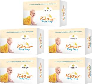 MORVIN Kesar Baby Soap (Pack of 5)