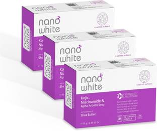 anaaya Nano White Kojic, Niacinamide & Alpha Arbutin Soap | Reducing Wrinkles, Acne