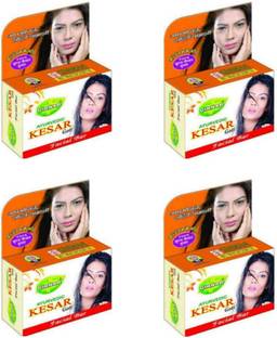 Girnar HERBAL KESAR GOTI FACIAL BAR SOAP 4X50G