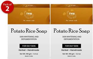 TnW Handmade Potato Rice Soap | Removes Tan | For Oily Skin