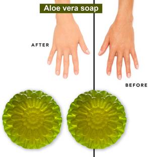 CHITAKSH Uplifting Rose Aloe Vera Soap (100GM) (PACK OF 2)
