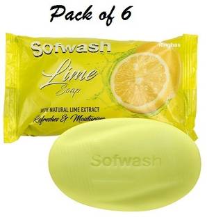 RINGHAS SOFWASH LIME SOAP PACK OF 6