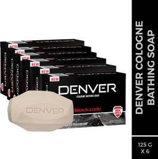 DENVER Black.code Cologne Bathing Soap (125g x 6)