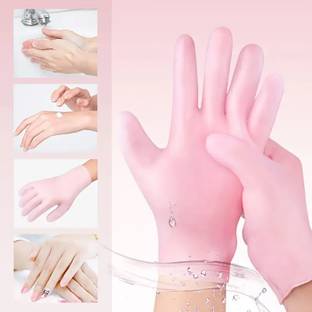 Shree Ganesh Enterprice Silicone Moisturizing Gloves Spa Gel Hydrating Gloves