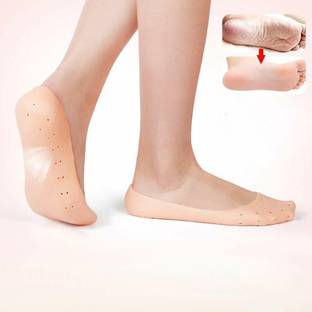PRT Moisturize Gel Foot Socks Anti Crack Full Length Silicon One Pair Heel SHAC227 Heel Support