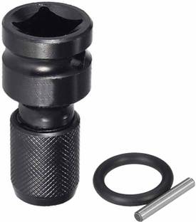 uptodatetools 1/2 Inch Square 1/4 Inch Drill Chucks Adaptor Conversion Impact Ratchet Wrench Socket Set