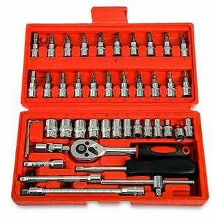 Carlsson 46 in 1 Tool kit red box Socket Set