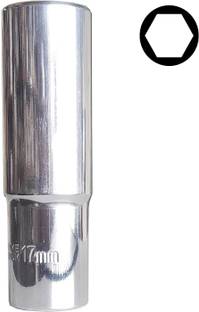 4MECH 1/2" Drive 17 MM Hex Long Socket Socket Set