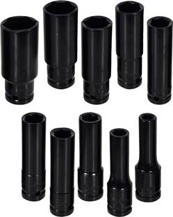 Digital Craft Professional 10Pcs Deep Impact Socket Set 8-24MM for Garage Air Tools Socket Set