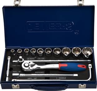 De Neers 15WW Regular 1/2 Drive Hex & Bi Hex Socket Set Socket Set