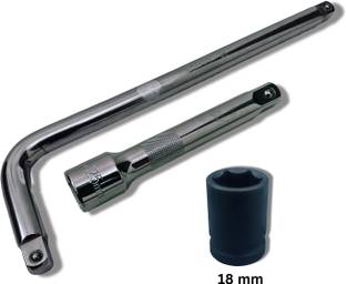 4MECH Chrome Vanadium and Chrome Molybdenum Steel , Hardened and Tempered Socket Set