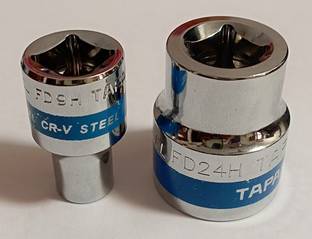 TAPARIA 1/2" Square Drive Flank Drive GOTI 9MM & 24MM Socket Set