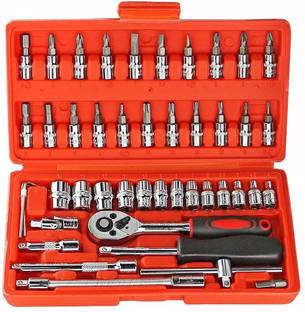 Carlsson 46 in 1 Tool kit red box Socket Set