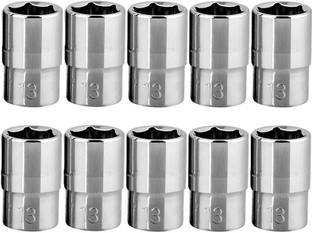 4MECH 13MM Shallow x 13 -1/4" Drive CRV Steel Hardened Home and Professional Use Socket Set