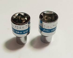 TAPARIA 1/2" Square Drive Flank Drive GOTI 9MM & 10MM Socket Set