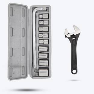 Walkers WKCB112M1 Socket Spannar Set with Adjustable Wrench Carry Box Tools Kit Set Socket Set