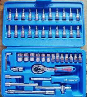 King Tony King Tony 46 Pcs 1/4" 2346MR Made in Taiwan Socket Set