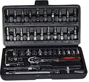 EDENGLOW 46 IN 1 TOOLKIT BLACK Socket Set
