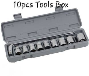 Dazzel Flex 1/2" Drive Impact Socket Set 9 Pcs Impact Socket with L Type Wrench Socket Set
