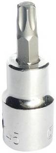 4MECH T-45 Torx Bit Socket 1/2" Drive CRV Socket Set
