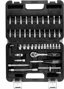 JK Super Drive 46 pcs Square Drive Socket Set