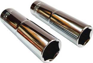 4MECH 1/2" Drive 22mm Chrome Vanadium Steel Heavy Duty Long Hex Socket Set