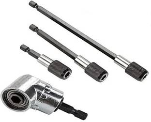 AASONS AASONS Set of 4 Pieces Magnetic Extension Chuck Adapter 105 Deg& 60/100/150mm Socket Set
