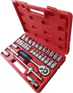 Mass Pro 32Pcs 1/2inch Combinational Ratchet Socket Wrench Spannar Tool Goti Set Spanner Socket Set