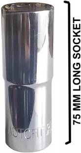 4MECH 1/2" Drive CRV Steel Hex Long Socket 27 MM Socket Set