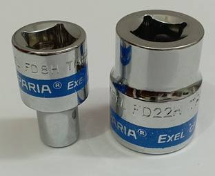 TAPARIA 1/2" Square Drive Flank Drive GOTI 8MM & 22MM Socket Set