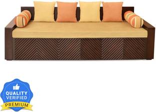 @Home by nilkamal Ohio 3 Seater Double Engineered Wood Fold Out Sofa Cum Bed