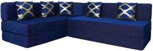 Chilli Billi L Shaped Sofa Cum Bed 5 Seater Double Foam Fold Out Sofa Cum Bed