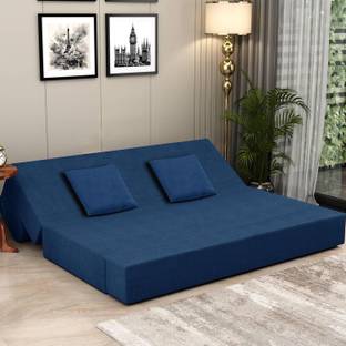 Expecting Smile For 2 Person 2 Seater Double Foam Fold Out Sofa Cum Bed