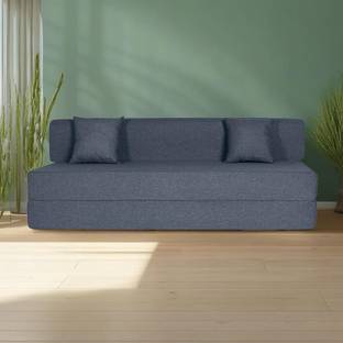 Wakefit Flipper 3 Seater Double Foam Fold Out Sofa Cum Bed