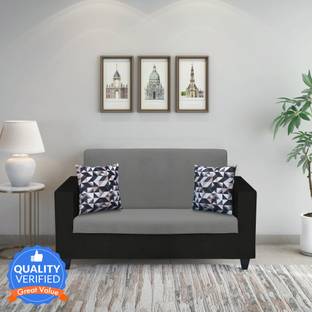 Flipkart Perfect Homes New Crete Fabric 2 Seater  Sofa