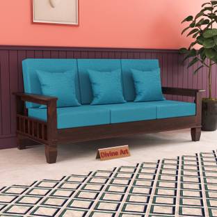 BHAGWATI ART Seater Sofa For Living, Waiting Room/ Office Fabric Fabric 3 Seater  Sofa